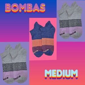 Bombas Ankle Socks 3 Pair BNWT Unisex Medium
